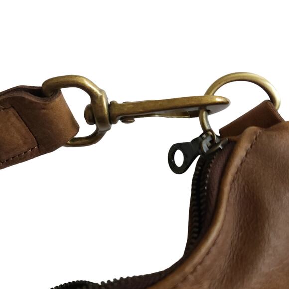 JAS MB London Medium Wings Traveler Bag leather shoulder brown satchel purse - Picture 7 of 11